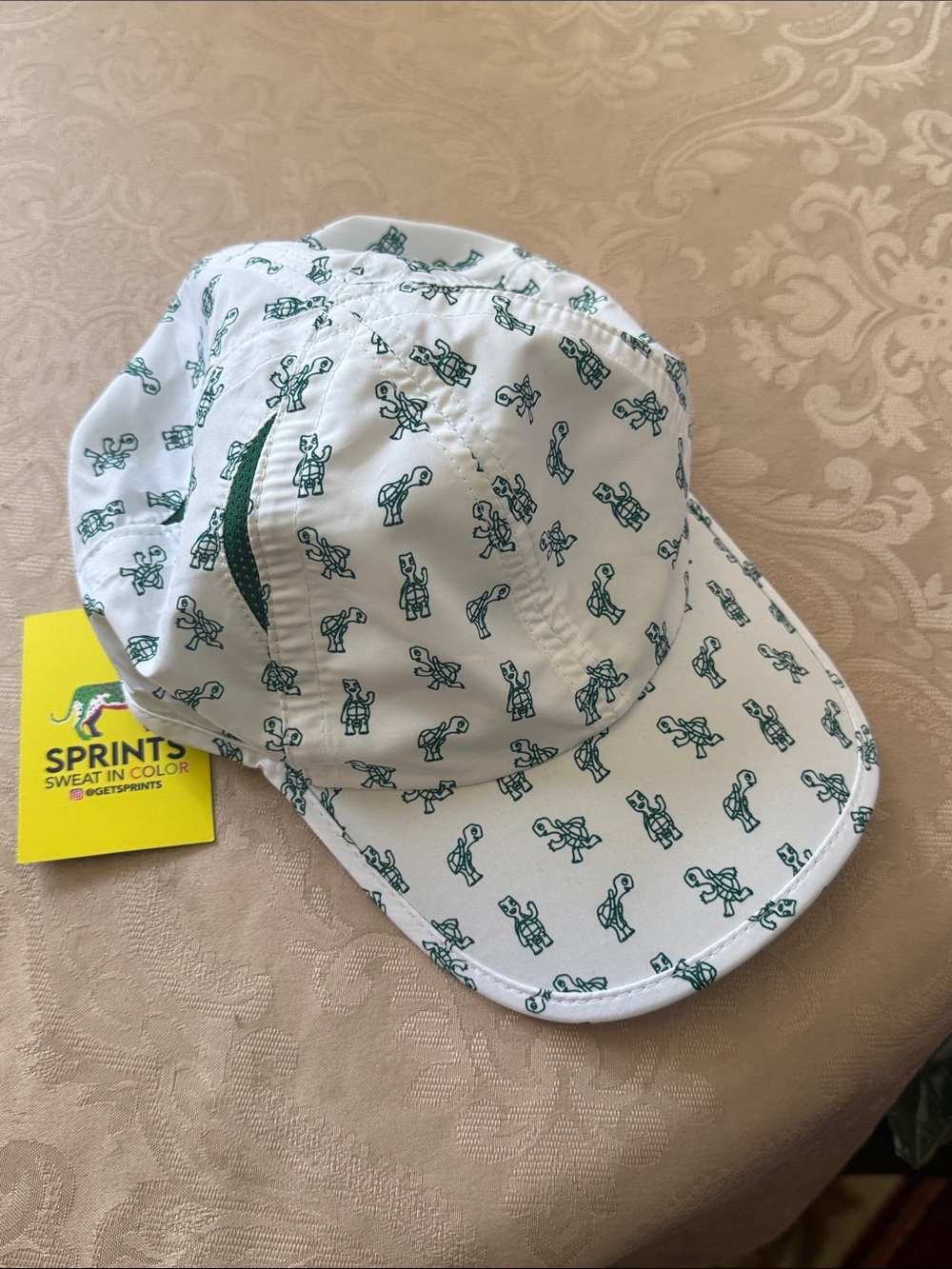 NWT Sprints Turtles Running Outdoor Cap Lightweight Hat One Size Unisex New